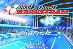 Disney Sports - Basketball Title Screen